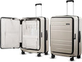 LUGGEX Checked Suitcase Top Opening, FLT Expandable Polycarbonate Hard Shell by LuggeXLUGGAGE