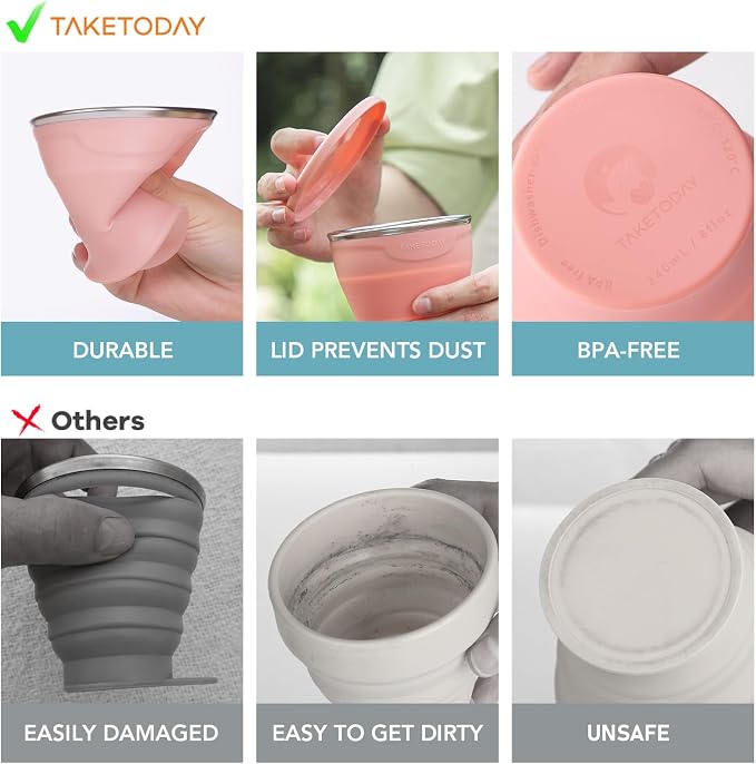 TakeToday Collapsible Travel Cup - Image 2