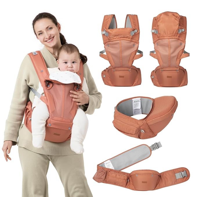BabbleRoo Grow Carrier – 6-in-1 Baby Carrier by BabbleRoo