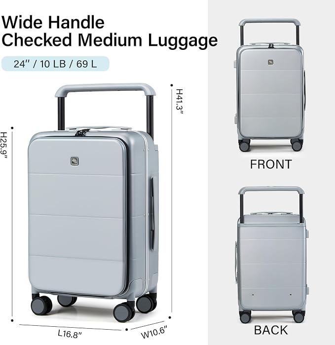 Hanke Top Opening 24 Inch Luggage - Image 6