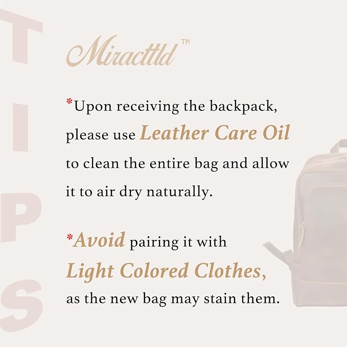 Leather Backpack for Men 15.6" Laptop Backpack 100% Madagascar top-Grain - Image 7