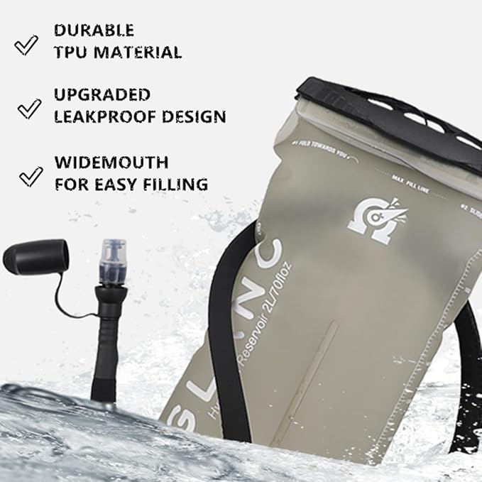 GLANC Hydration Bladder - 2L Water Bladder - Image 2
