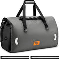 Waterproof Duffel Bag, 70L Roll-top Motorcycle Dry Bag by OCKLILY