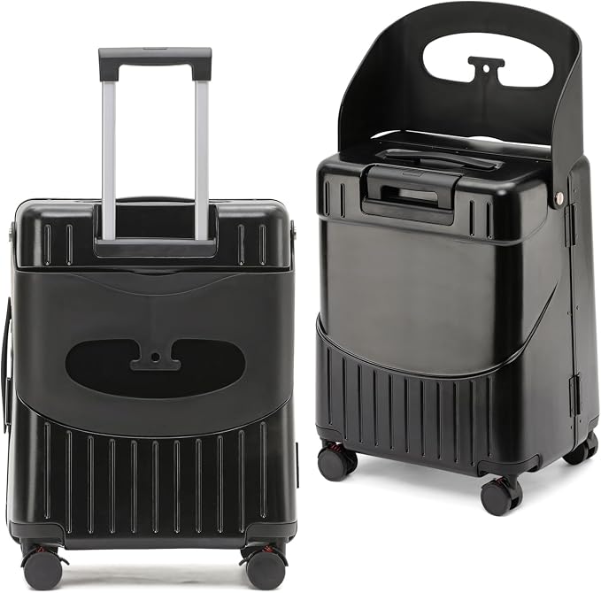 Hardside 22'' Luggage with Seat by Apelila