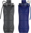 Silicone Collapsible Water Bottles, Lightweight Reusable Leakproof by YCTMALL