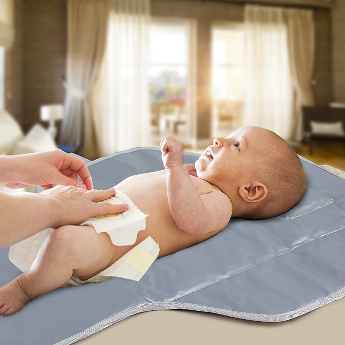 Portable Changing Pad for Baby, Compact Waterproof Diaper Mat - Image 6