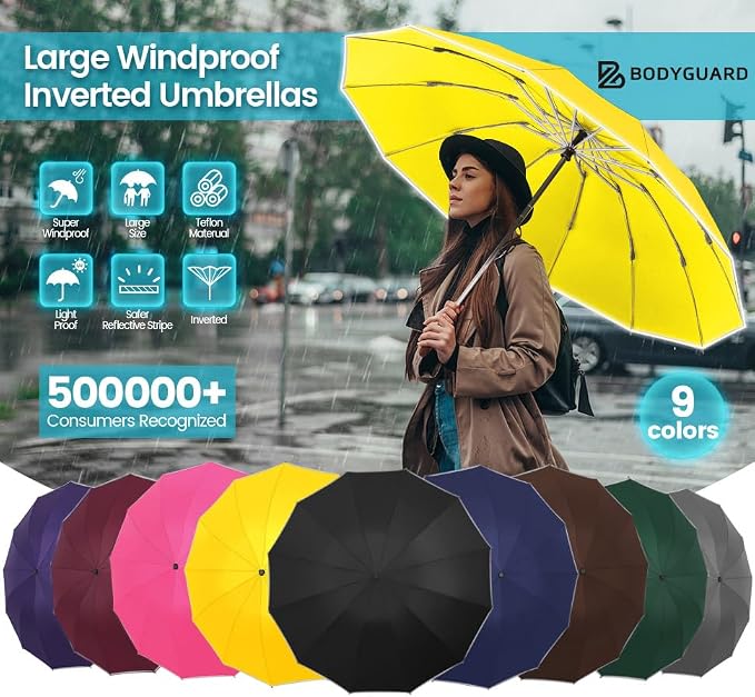 Bodyguard Inverted Umbrella - Image 8