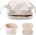 Teen Girl Gifts Trendy Stuff, Initial Makeup Bags, Personalized Double Layer by Vogewood