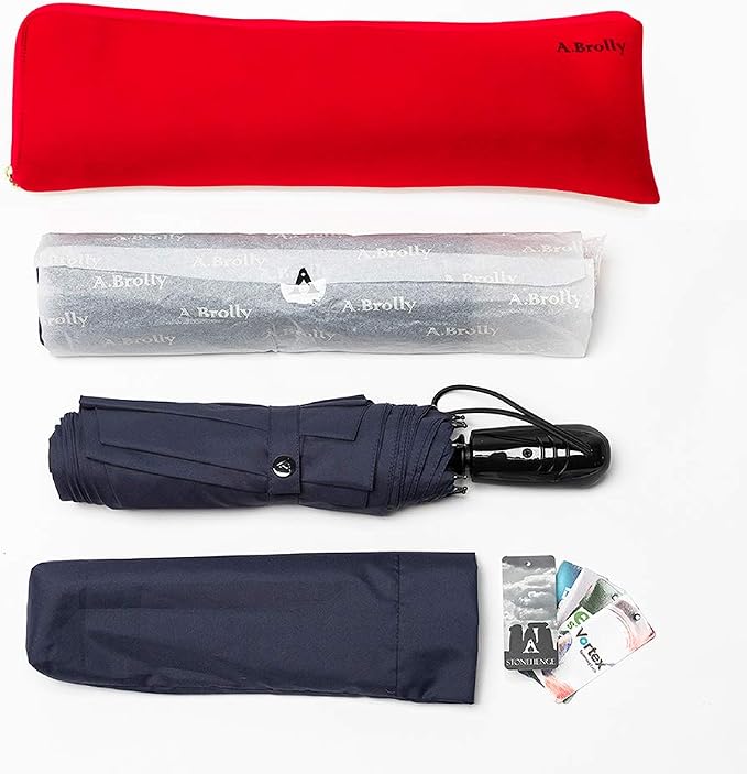 Large Umbrella Windproof 54 Inch Folds Into Portable Travel Size - Image 7
