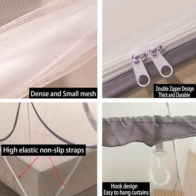 Pop-Up Mosquito Net Tent for Beds Portable Folding Canopy - Image 6