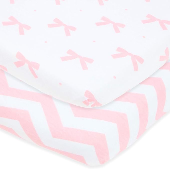Travel Crib Fitted Sheets Compatible by JoeyJoan