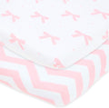 Travel Crib Fitted Sheets Compatible by JoeyJoan