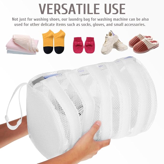 Mesh Shoe Laundry Bag with Stretcher - Image 4