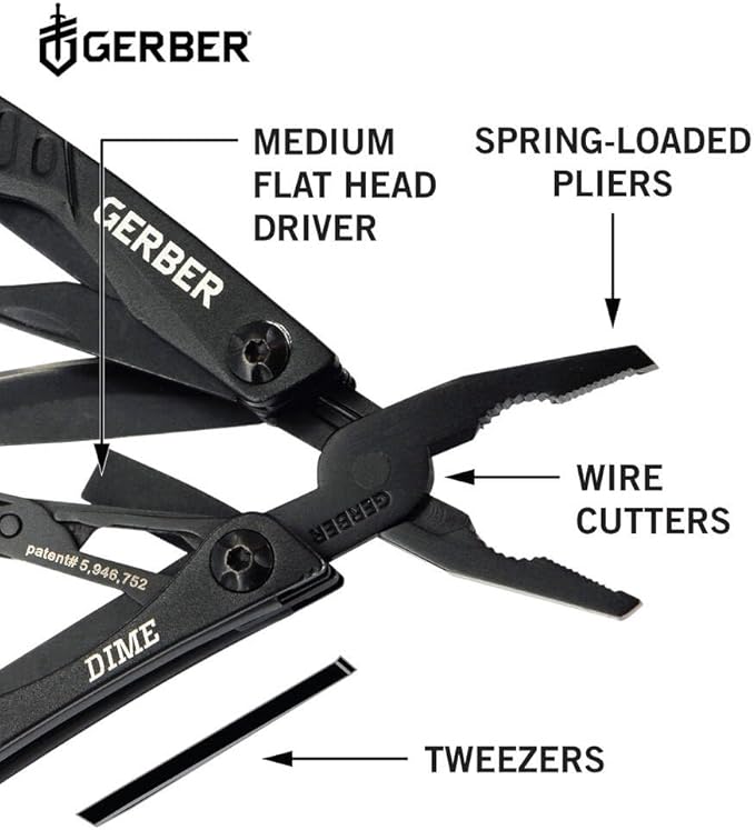 Gerber Gear Dime 12-in-1 Mini EDC Multitool - Image 4