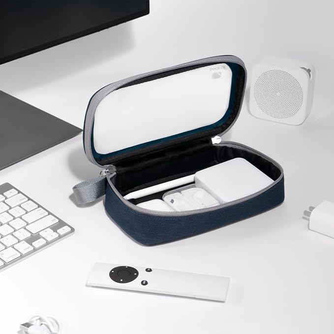 pack all Clear Electronic Organizer, TPU Cable Organizer Bag, Compact Cord - Image 8