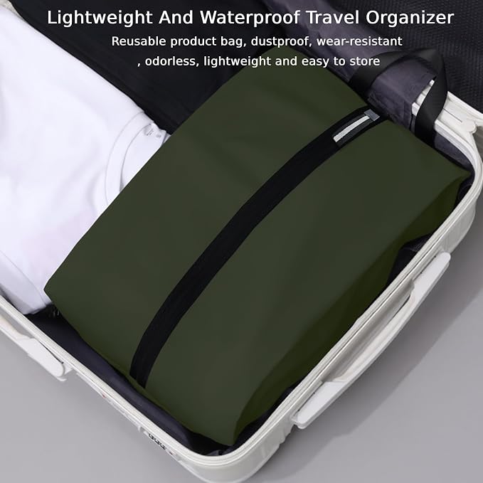 Shoe Bags for Travel Waterproof Odor Absorbing Lightweight Golf Soccer Shoe - Image 4