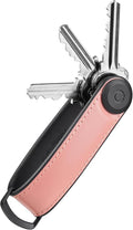 Orbitkey Key Organizer Hybrid Leather | Premium Nappa leather & TPU, Stainless by Orbitkey
