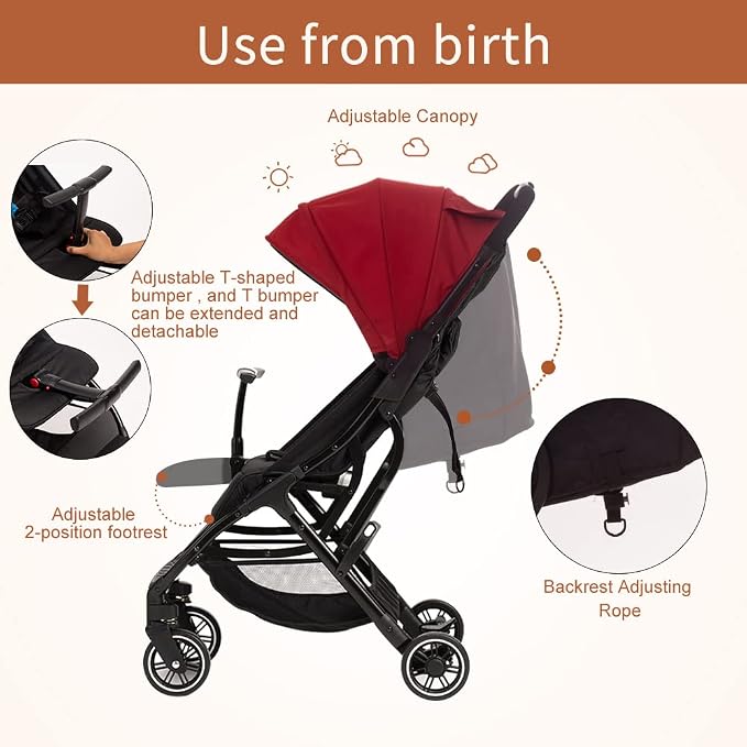 COOL KIDS Portable Stroller - Image 4