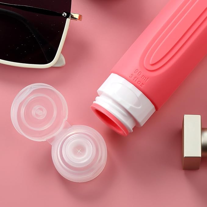 Travel Bottles for Toiletries, Tsa Approved 3oz Travel Size Containers BPA Free - Image 5