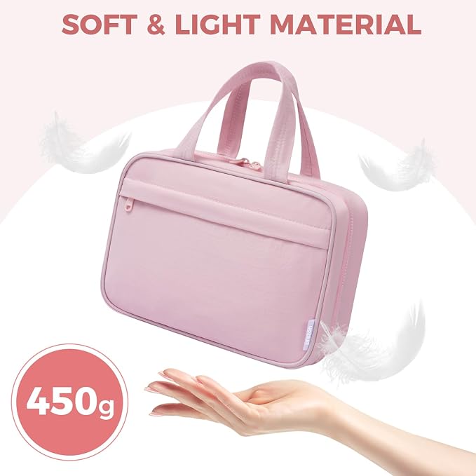 Toiletry Bag For women, Portable Hanging Organizer, 4 Leakproof Compartment for - Image 4