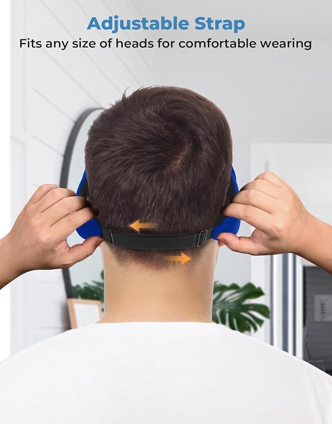 3D Contoured Sleep Mask with Bluetooth Headphones, Eye Masks - Image 7