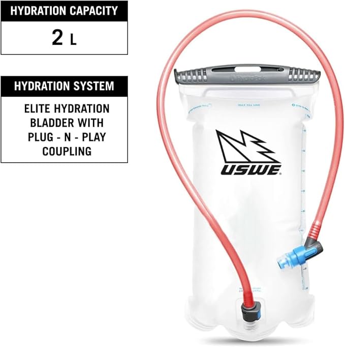 USWE Rush 8L Bike Hydration Vest, Adjustable Chest Straps Running Hydration Vest - Image 4