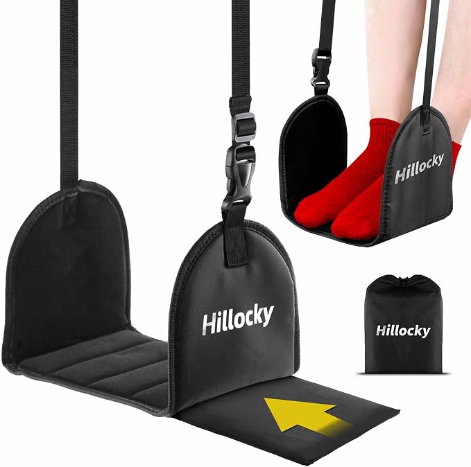 1 Pack - Foot Hammock for Plane Travel, Portable Airplane Foot Hammock by Unknown