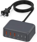 USB C Charger Block, 100W GaN 6 Port PD USB C QC USB A Wall Charger Adapter by BOVICAS
