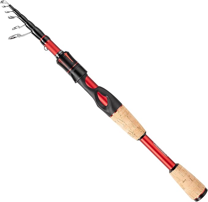 EOW XPEDITE LITE Portable Telescopic Fishing Rods & Combo, Spinning & Casting by HOME