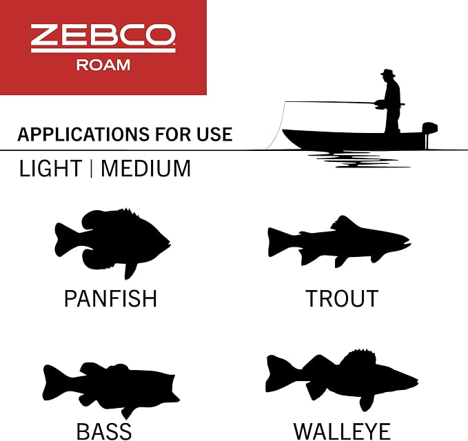 Zebco Roam Telescopic Fishing Rod and Spinning or Spincast Fishing Reel Combo - Image 10