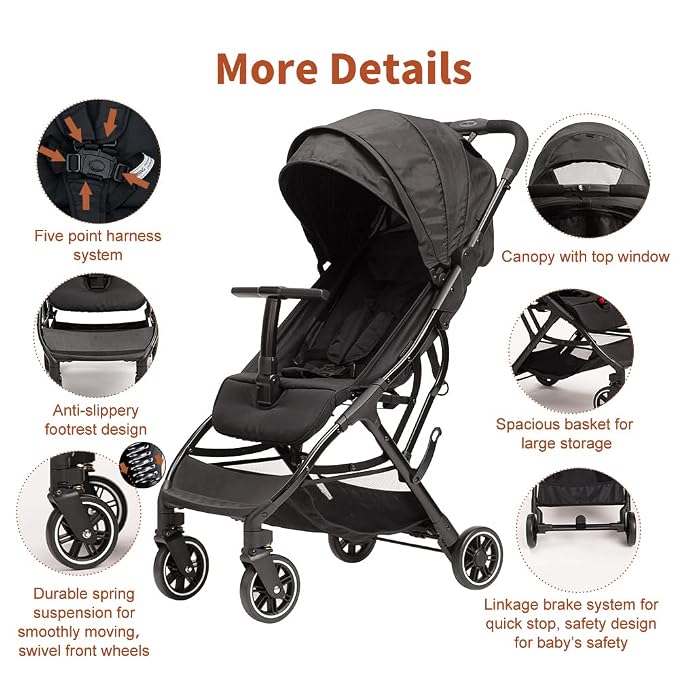 COOL KIDS Portable Stroller - Image 5