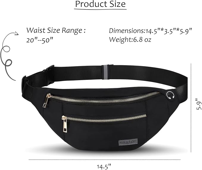 MAXTOP Large Crossbody Fanny Pack - Image 5