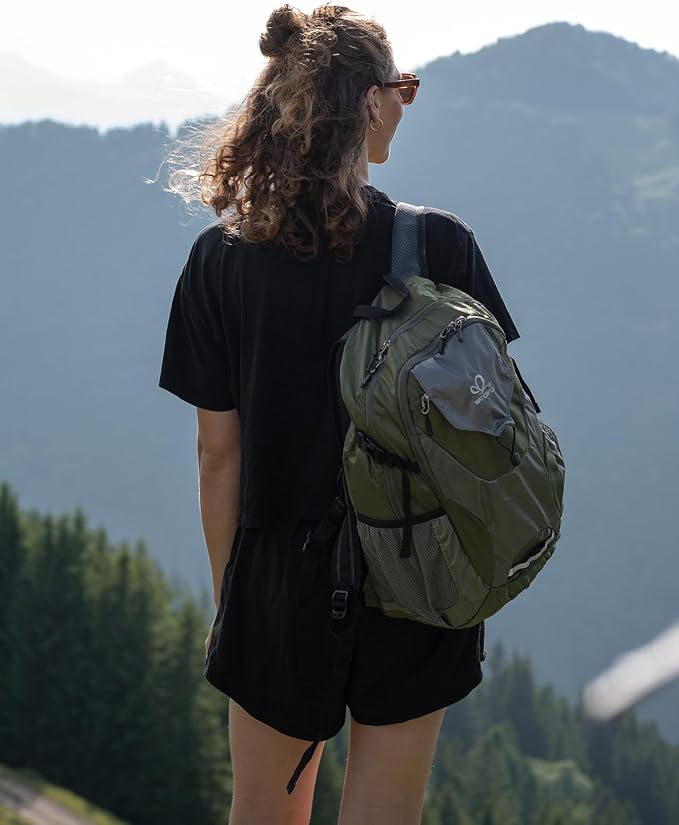 WATERFLY Lightweight Packable Hiking Backpack: 30L Foldable Travel Daypack - Image 8
