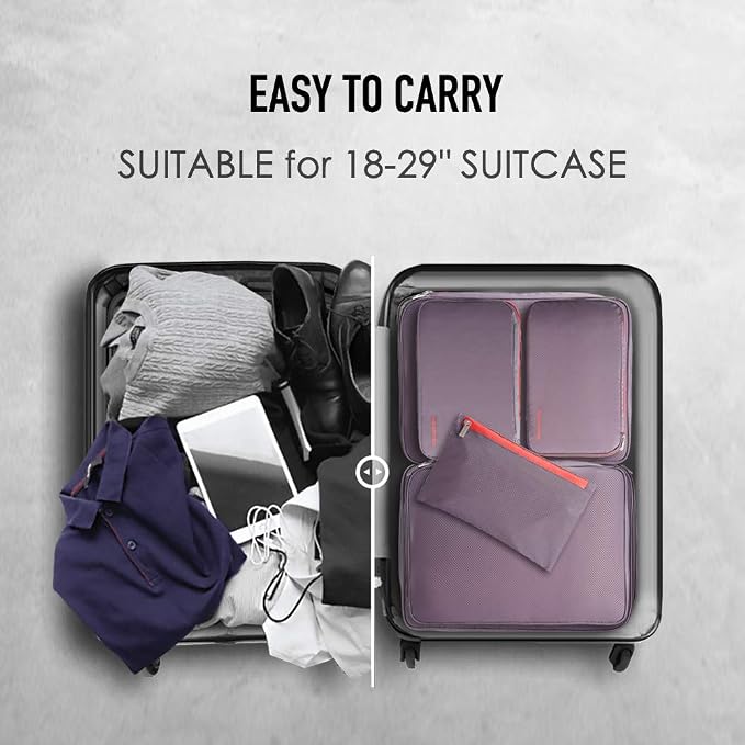 Bee Nesting Waterproof Compression Packing Cubes, Travel Packing organizers - Image 4