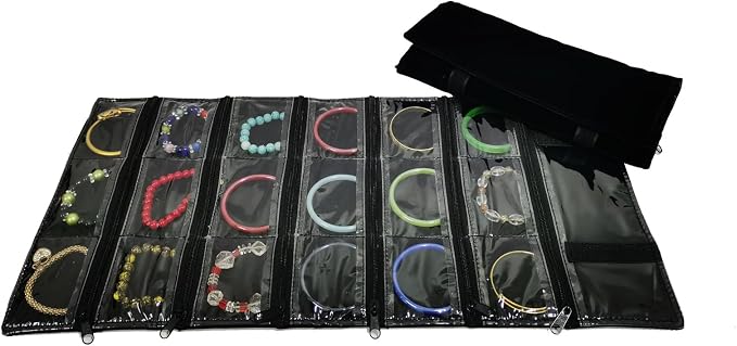 Travel Jewelry Roll Bag Portable Organizer Pouch - Image 2