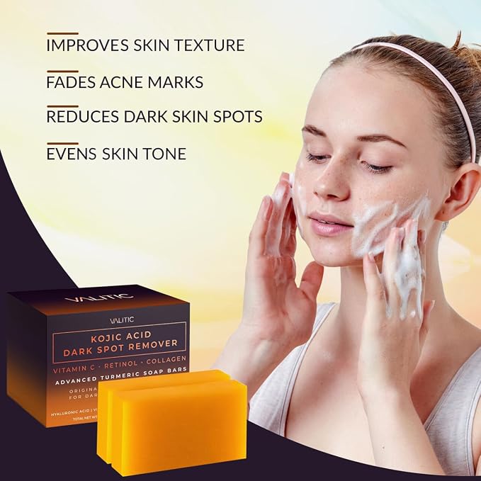 VALITIC Kojic Acid Dark Spot Remover Soap Bar - Image 5