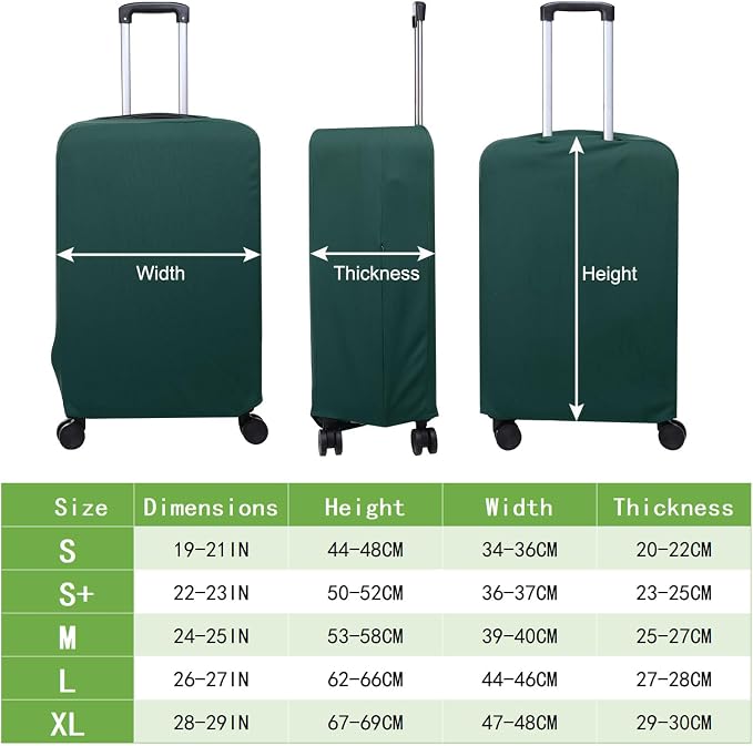 PATIKIL Luggage Cover, Suitcases Covers Elastic Carry on Cover Protector - Image 2