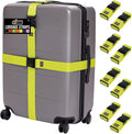 GORILLA GRIP Heavy Duty 8 Pack Adjustable Luggage Straps by GorillaGrip