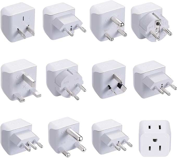 Ceptics World Travel Adapter Set - 2 in 1 USA to Europe - Image 6