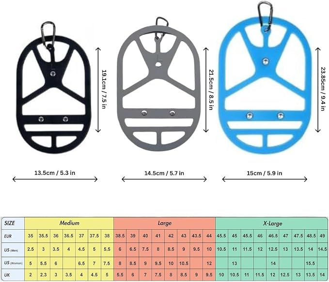 Shoe Holster For Backpack with Clip Hanger. Footwear Holder with Clip for - Image 4