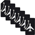 6 Pack Silicone Luggage Tag for Suitcases by MODENGKONGJIAN