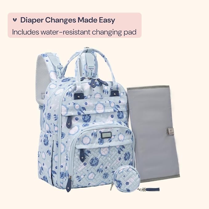 BabbleRoo Diaper Bag Backpack - Image 7