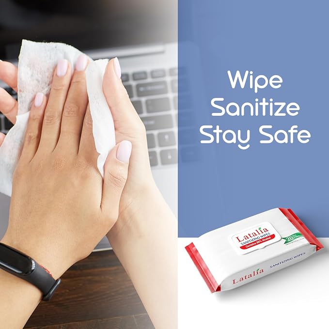 Hand Wipes | 80% Alcohol Hand Sanitizer Wipes - Image 4