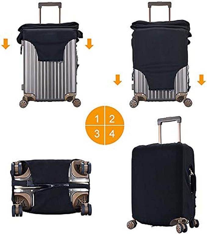 Trip Colored Graffiti Travel-Life Style Luggage Cover Washable Suitcase - Image 3