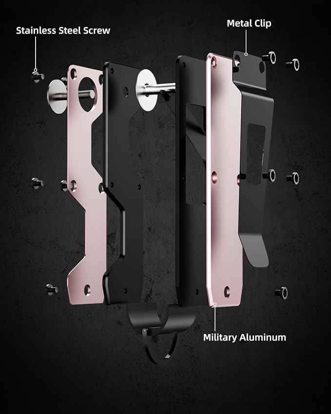 Key Organizer Compact Key Holder Metal Key Chain Minimalist key case key holder - Image 2