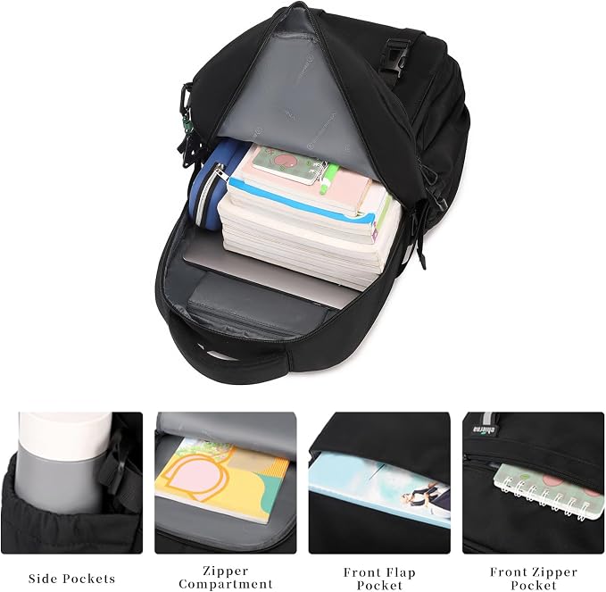 Lanola College Backpack Casual Daypacks - Image 4