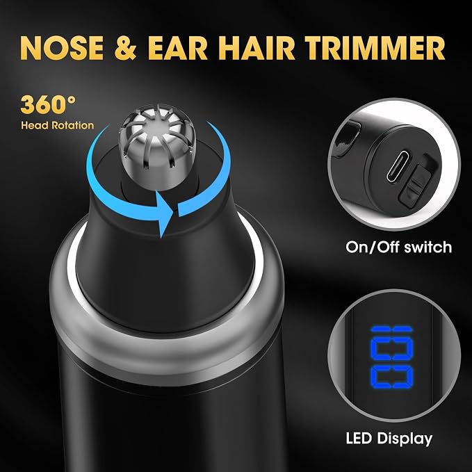 4 in 1 Hair Clippers for Men, Professional T-Blade Trimmer, Electric Foil Shaver - Image 5