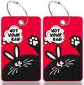 2PCS 2303 Bright Silicone Luggage tag by SIVEUMIL