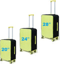 Clear Luggage Cover Protectors For Suitcases, Elastic Transparent waterproof by FABULWAY