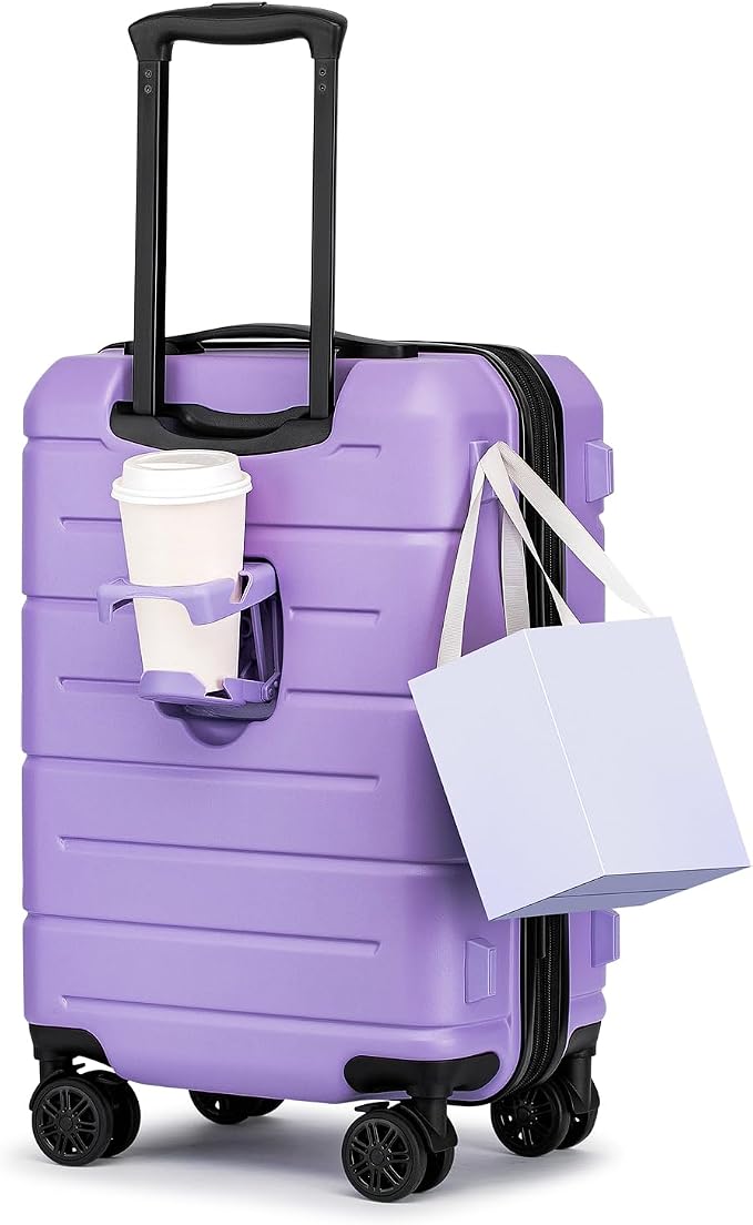 KYME Hardside Expandable Carry On Luggage 22x14x9 Airline Approved by KYME